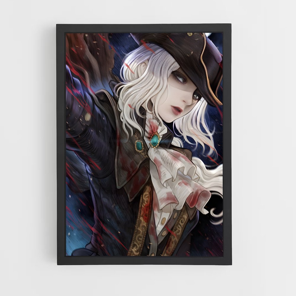 Poster Éclat d'Obsidienne – affiche Bloodborne (vue 2)